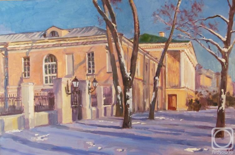 Lapovok Vladimir. Strastnoy Boulevard.Winter Sun