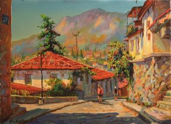 Картина «На прогулке в Гурзуфе»