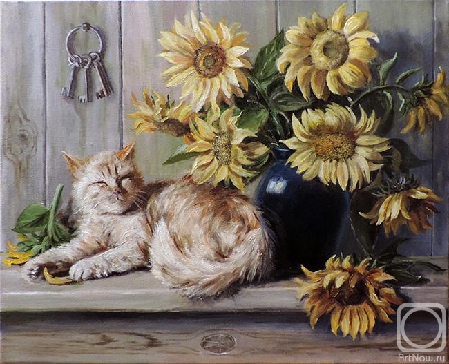 Vorobyeva Olga. Sunny Cat