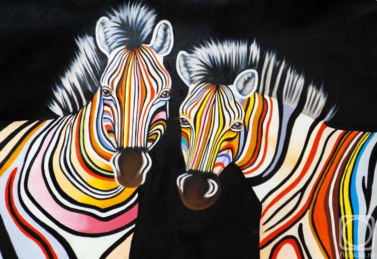 Vevers Christina. Multicolored zebras N12
