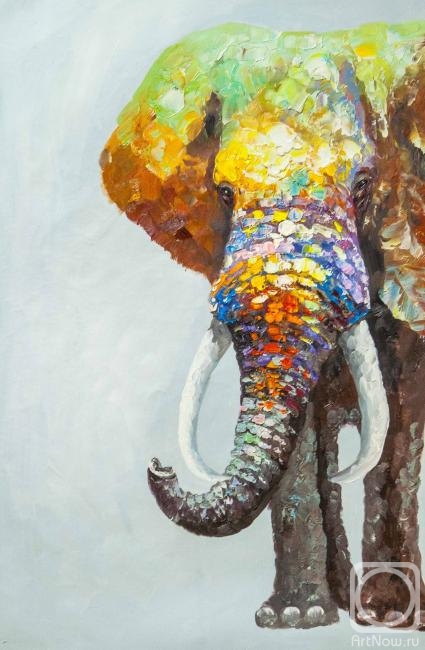 Vevers Christina. Colorful elephant