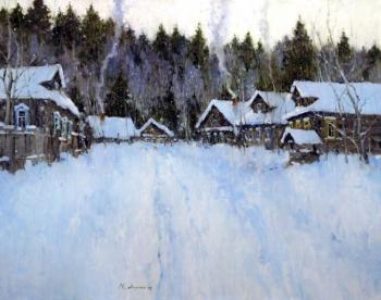 The most white snow. Savchenko Aleksey