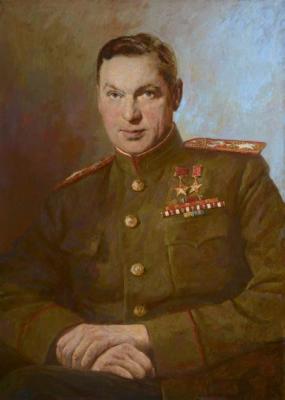 Portrait of Marshal of the Soviet Union K. K. Rokossovsky (The Union). Mironov Andrey