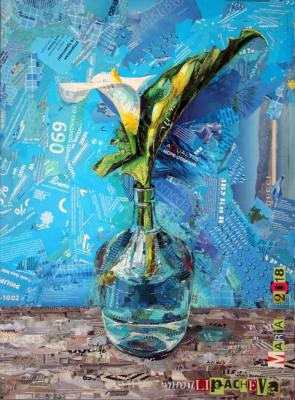 Flowers in a bottle. Lipacheva Maria