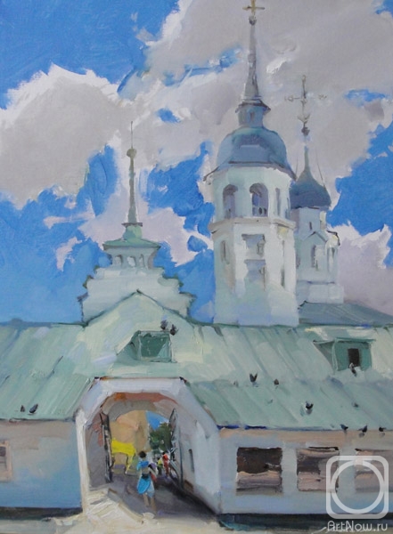 Kovalenko Lina. Suzdal, view from the gallery