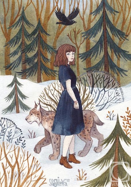 Speshilova Anna. Forest walk