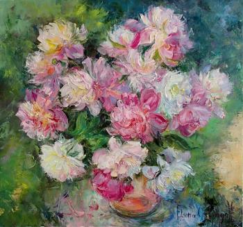 Картина «Пионы в розовом»