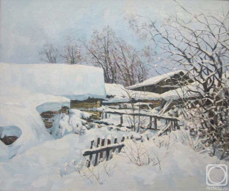 Svinin Andrey. The snow fell