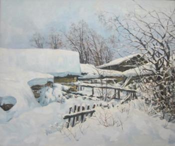 The snow fell. Svinin Andrey