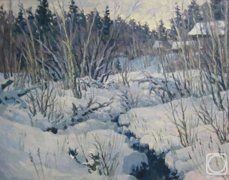 Svinin Andrey. Winter. By the evening