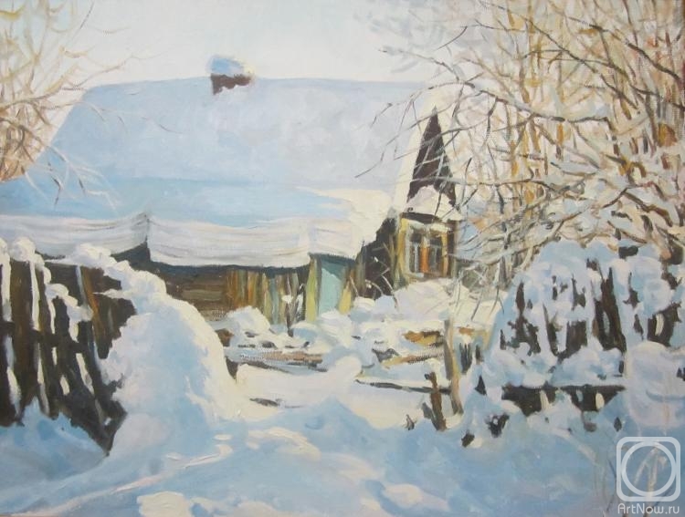 Svinin Andrey. The snow has brought