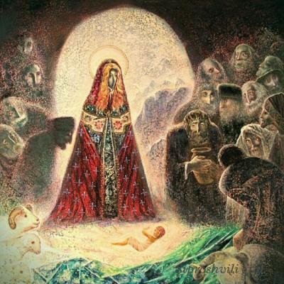The Great Beginning (Adoration of the Magi). Siproshvili Givi
