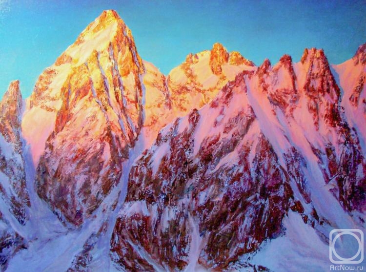 Ryckov Yuriy. Sunset in the mountains