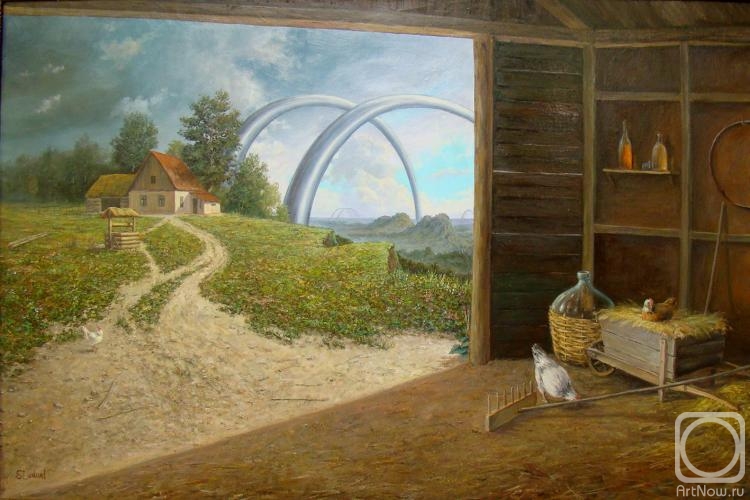 Stydenikin Yury. View from the old barn