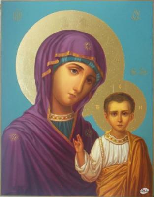 Icon of the Virgin of Kazan (  ). Sergeeva Marianna