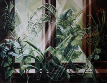 Jungle. Cubo-futurism (Window Plants). Krotkov Vassily