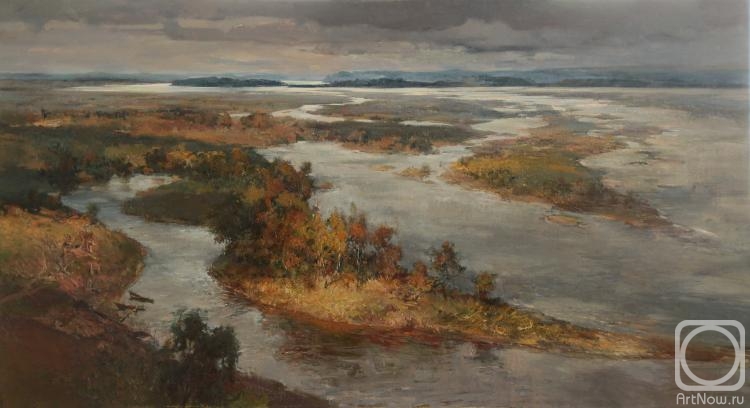 Lyubimov Sergei. The Volga River flows