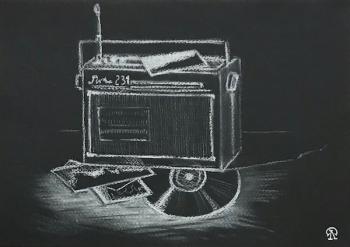 Old receiver (sketch) (Old Photo). Lukaneva Larissa