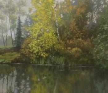 Autumn. Pond in Abramtsevo. Sergeev Yury