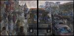 Avdeev Sergey. Diptych City life