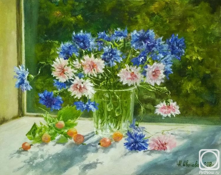 Ivanova Nadezhda. Cornflowers in counter-magazine