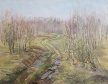 Spring came. Birches