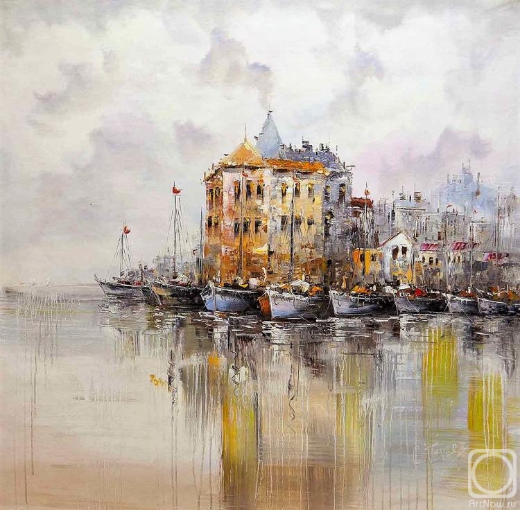 Vevers Christina. View of the city from the sea