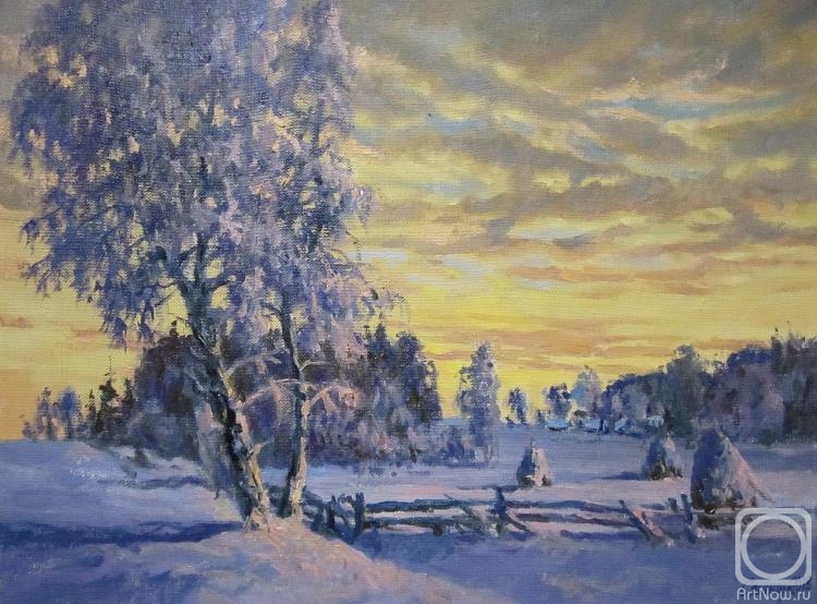 Svinin Andrey. Winter evening