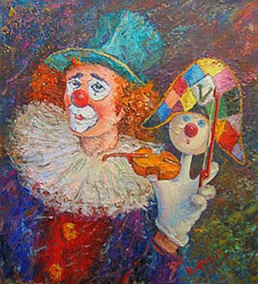 Two clowns. Hudopis Yuri