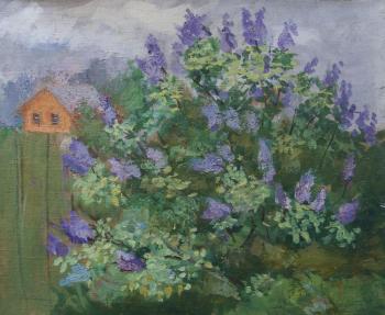 Lilac in the country. Chernov Alexey