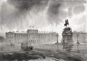 St. Isaac's Square and Nicholas 1 (Mariinsky Palace). Eldeukov Oleg
