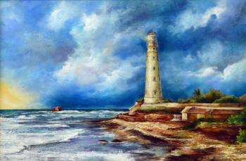 Lighthouse in Crimea. Chernova Helen