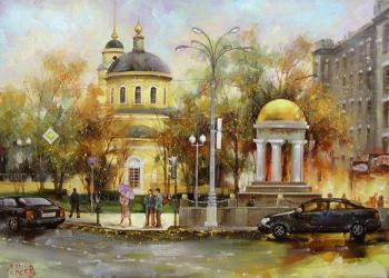 Moscow. View of the Church of the Ascension of the Lord at the Nikitsky Gate (A Gate St). Boev Sergey