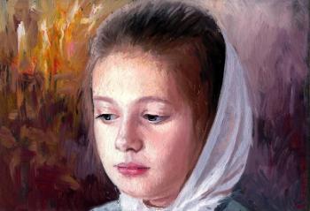 An orphan from Donetsk. Prayer of Novorosia (study to the picture). Arseni Victor