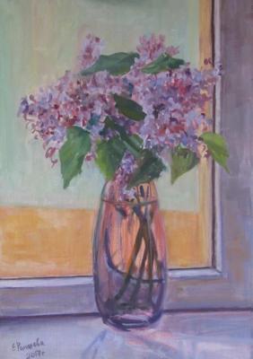 Lilacs on the window