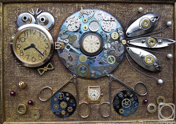 Lutsenko Olga. Bird Clock