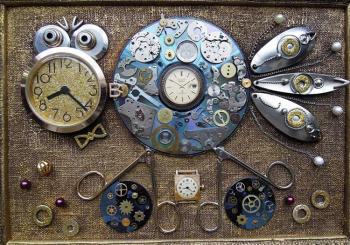 Bird Clock. Lutsenko Olga