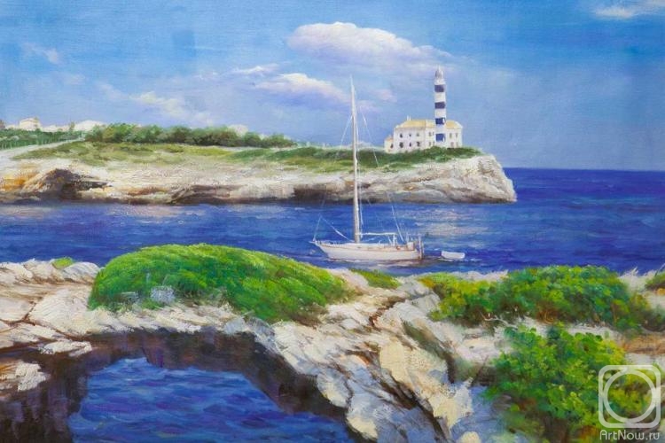 Lagno Daria. Sea walk at the lighthouse