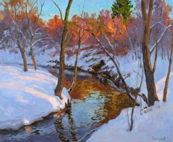 Setun river. Frosty day (). Panteleev Sergey