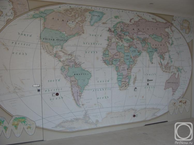 Kurbanov Ebrahim. World map