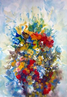 Flower kaleidoscope. Galeta Sergey