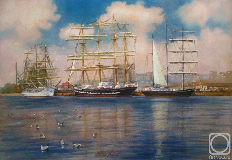 Pohomov Vasilii. In the port. Calm
