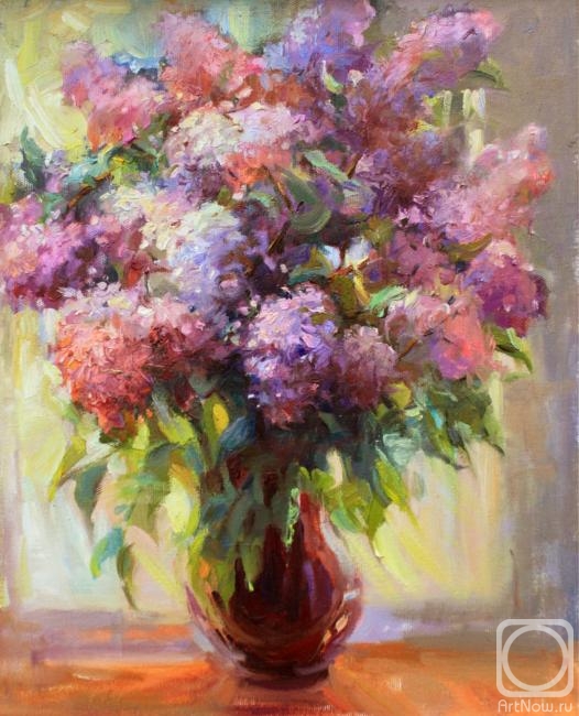 Rybina-Egorova Alena. Lilacs in a vase