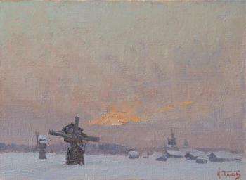 Mezenskiye sunsets. Panov Igor