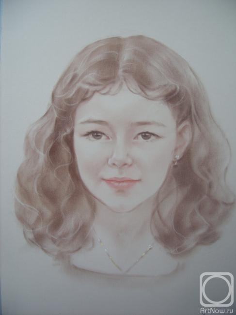Nesterkova Irina. Portrait of a girl
