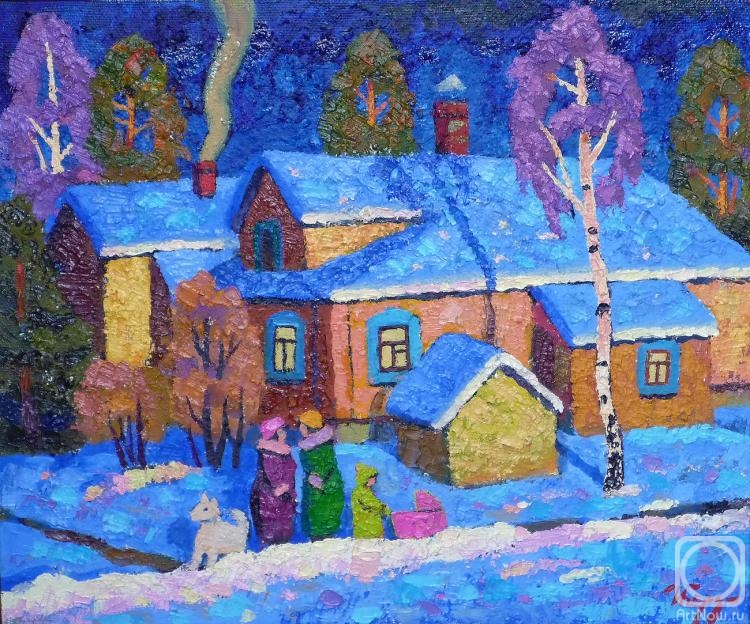 Berdyshev Igor. Winter evening