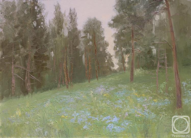 Valyavina Elena. Forget-me-nots bloom