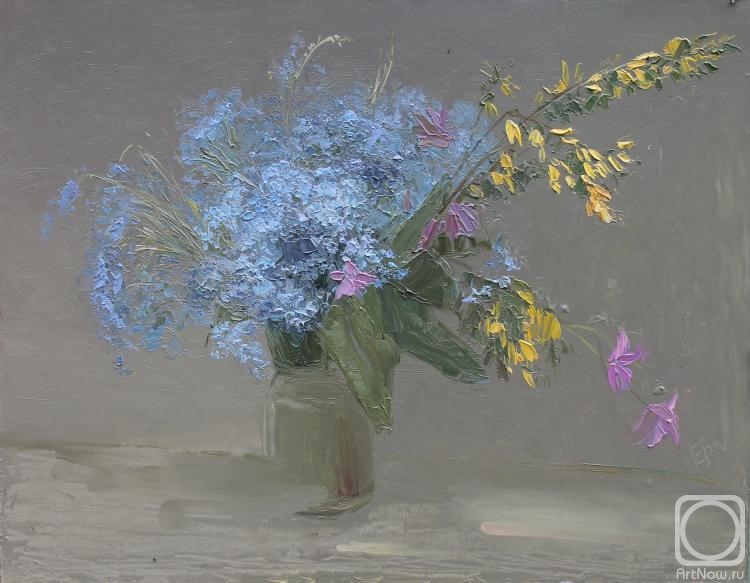 Valyavina Elena. Bouquet with forget-me-nots
