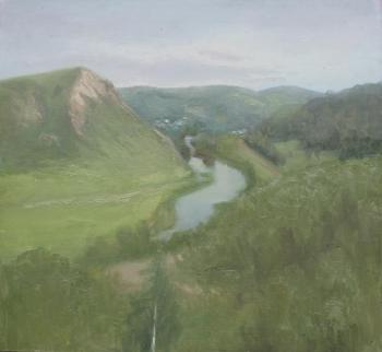 Views Antushevo from the mountain