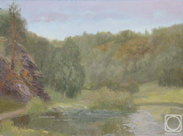 Valyavina Elena. Landscape with rock